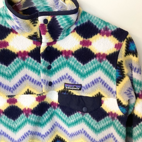 Patagonia Synchilla Snap-T Fleece Pullover in Timber Twist - Navy - XS - Picture 2 of 7